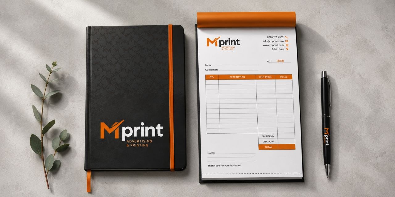Note book & Reciept